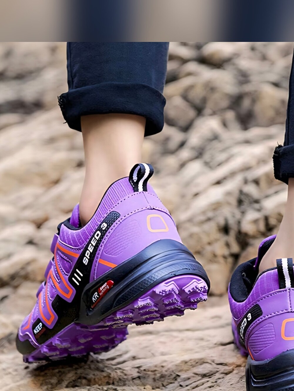 KEEP Running Speed 3 Purple Trail Sneaker Running Hiking - Picture 2 of 6